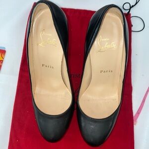 Christian Louboutin Black Platform Pumps